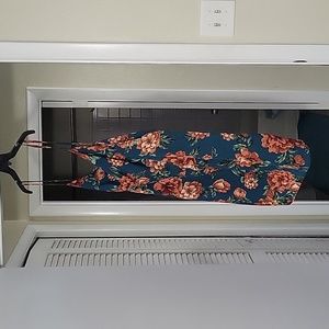 Spaghetti strap floral dress